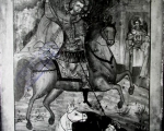 Serijski proizvod ruske ikonopisne radionice: Sv. Dimitrije XVIII v, tempera na dasci, 43 X 32,7 X 2,5 cm